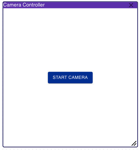 Camera Controller Screenshot